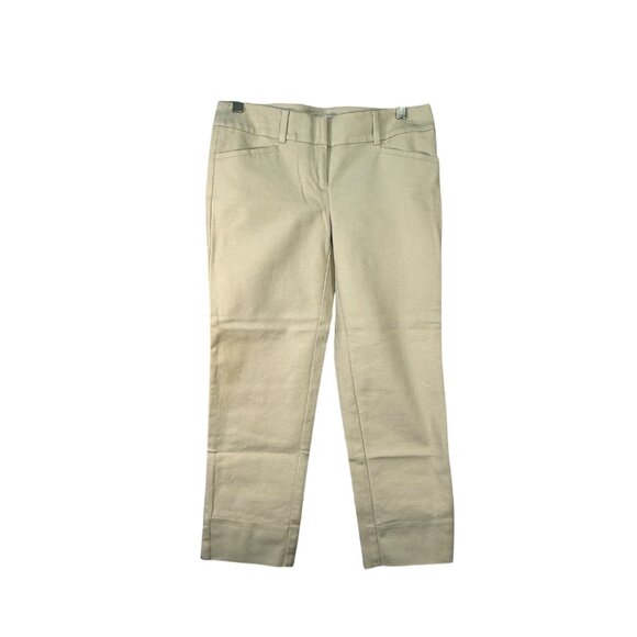 Loft Womens The Riviera Size 0P Straight Leg Chino Pants With Pockets - Picture 1 of 6